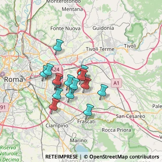Mappa Via Francavilla Fontana, 00132 Roma RM, Italia (5.79533)