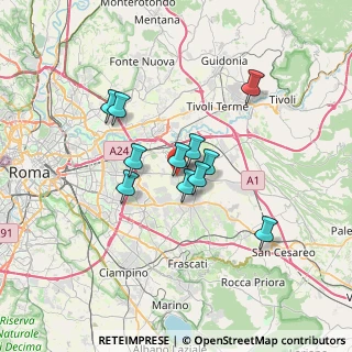 Mappa Via Francavilla Fontana, 00132 Roma RM, Italia (5.50273)