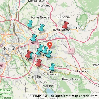 Mappa Via Francavilla Fontana, 00132 Roma RM, Italia (7.09833)