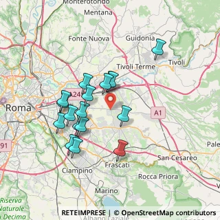 Mappa Via Francavilla Fontana, 00132 Roma RM, Italia (6.77)