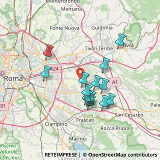 Mappa Via Francavilla Fontana, 00132 Roma RM, Italia (6.70429)