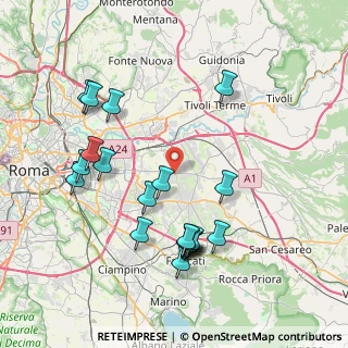 Mappa Via Francavilla Fontana, 00132 Roma RM, Italia (8.839)
