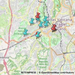 Mappa Via di Bravetta, 00165 Roma RM, Italia (1.60545)