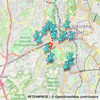 Mappa Via Aurelia Antica, 00165 Roma RM, Italia (1.5575)