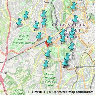 Mappa Via Aurelia Antica, 00165 Roma RM, Italia (2.24737)