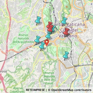 Mappa Via Aurelia Antica, 00165 Roma RM, Italia (1.57364)