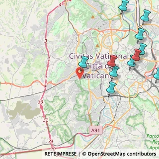 Mappa Via Aurelia Antica, 00165 Roma RM, Italia (6.02273)
