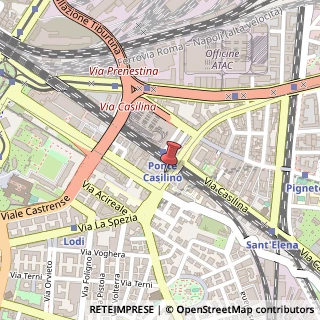 Mappa Via Casilina, 115, 00182 Roma, Roma (Lazio)