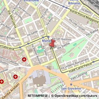 Mappa Via Emanuele Filiberto, 227, 00185 Roma, Roma (Lazio)