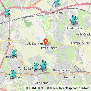 Mappa Via Montagnareale, 00132 Roma RM, Italia (3.64545)