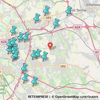 Mappa Via Montagnareale, 00132 Roma RM, Italia (6.0645)