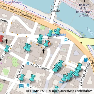 Mappa Piazza in Piscinula, 00153 Roma RM, Italia (0.07917)