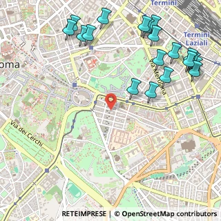 Mappa Via dei Santi Quattro, 00184 Roma RM, Italia (0.7565)