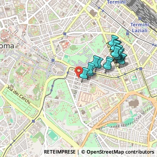 Mappa Via dei Santi Quattro, 00184 Roma RM, Italia (0.466)
