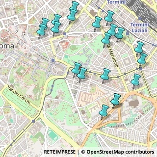 Mappa Via dei Santi Quattro, 00184 Roma RM, Italia (0.679)