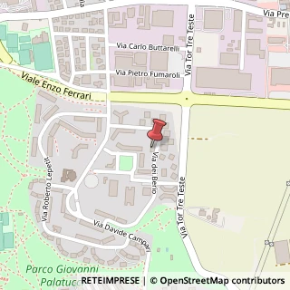 Mappa Via dei Berio, 70, 00155 Roma, Roma (Lazio)