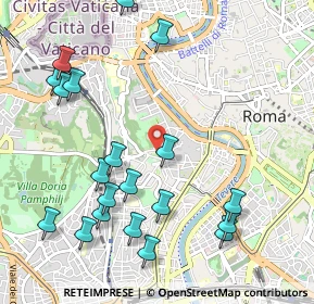 Mappa Via Garibaldi, 00153 Roma RM, Italia (1.2875)