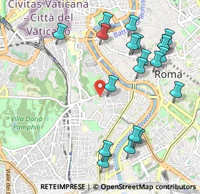 Mappa Via Garibaldi, 00153 Roma RM, Italia (1.2335)