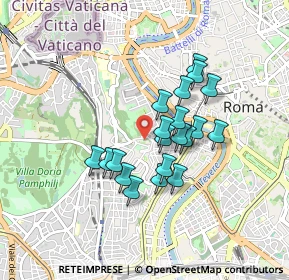 Mappa Via Garibaldi, 00153 Roma RM, Italia (0.7165)