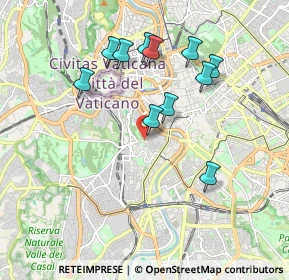 Mappa Via Garibaldi, 00153 Roma RM, Italia (1.87636)