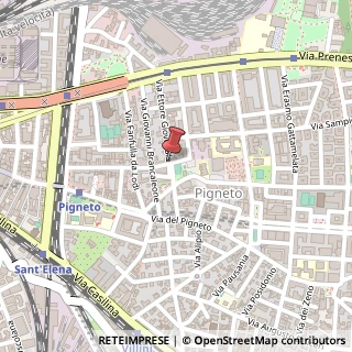 Mappa Via Braccio da Montone, 101, 00176 Roma, Roma (Lazio)
