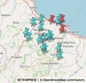 Mappa Contrada Pagliarini snc, 86037 Palata CB, Italia (11.525)