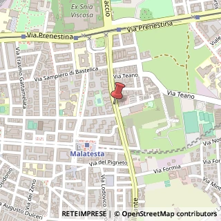 Mappa Via dell'Acqua Bullicante, 331, 00177 Roma, Roma (Lazio)