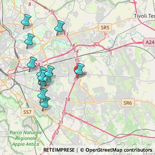 Mappa Via Adelfia, 00133 Roma RM, Italia (4.90333)