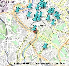 Mappa Piazza Castellani, 00153 Roma RM, Italia (1.1715)