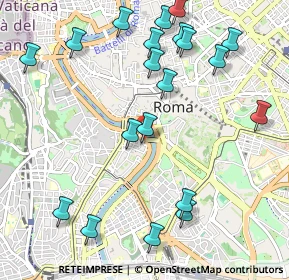 Mappa Piazza Castellani, 00153 Roma RM, Italia (1.2975)