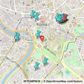 Mappa Via del Velabro, 00186 Roma RM, Italia (0.686)