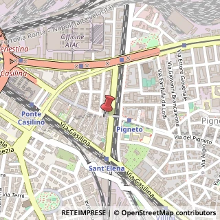 Mappa Via del Pigneto, 64, 00176 Roma, Roma (Lazio)