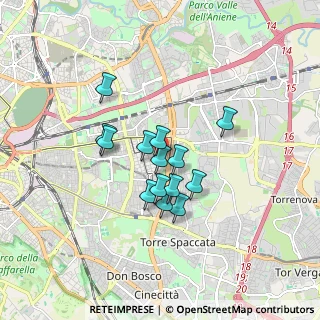 Mappa Via dei Ginepri, 00171 Roma RM, Italia (1.31714)
