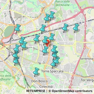 Mappa Via dei Ginepri, 00171 Roma RM, Italia (2.119)