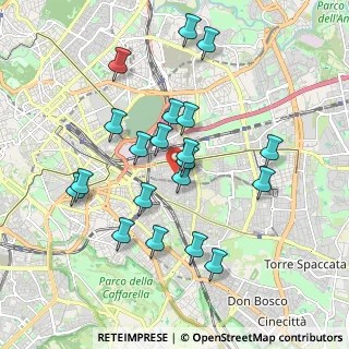 Mappa Via Lanzone da Corte, 00176 Roma RM, Italia (1.8865)