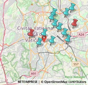 Mappa Via di S. Gallicano, 00153 Roma RM, Italia (3.74692)