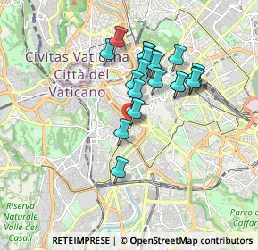 Mappa Via di S. Gallicano, 00153 Roma RM, Italia (1.5745)