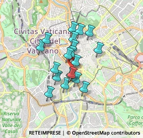 Mappa Via di S. Gallicano, 00153 Roma RM, Italia (1.31263)