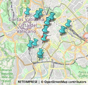 Mappa Via di S. Gallicano, 00153 Roma RM, Italia (1.67222)