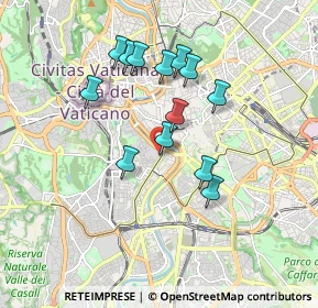Mappa Via di S. Gallicano, 00153 Roma RM, Italia (1.64769)