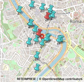 Mappa Via di S. Gallicano, 00153 Roma RM, Italia (0.448)