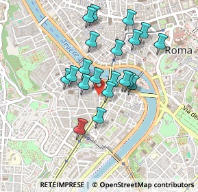 Mappa Via di S. Gallicano, 00153 Roma RM, Italia (0.406)