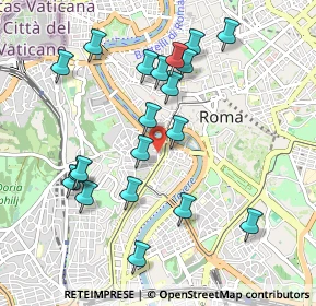 Mappa Via di S. Gallicano, 00153 Roma RM, Italia (1.0535)