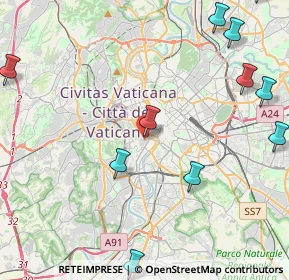 Mappa Piazza di S. Calisto, 00153 Roma RM, Italia (6.17818)