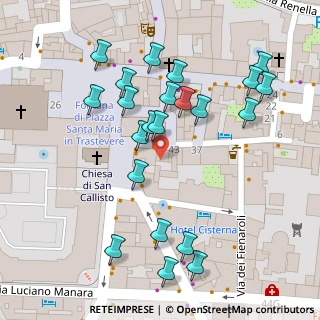 Mappa Piazza di S. Calisto, 00153 Roma RM, Italia (0.06909)