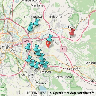 Mappa Via Prenestina Nuova, 00036 Roma RM, Italia (7.98857)