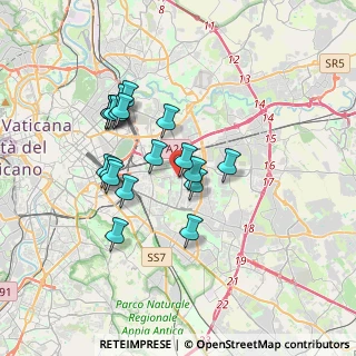 Mappa Via delle Palme, 00172 Roma RM, Italia (3.24263)
