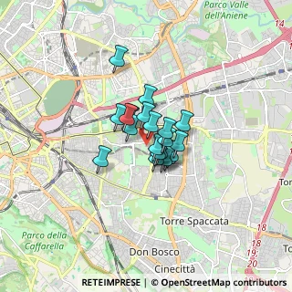 Mappa Via Fiuggi, 00172 Roma RM, Italia (0.9035)
