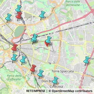 Mappa Via Fiuggi, 00172 Roma RM, Italia (3.03143)