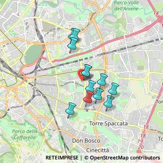 Mappa Via Fiuggi, 00172 Roma RM, Italia (1.45667)